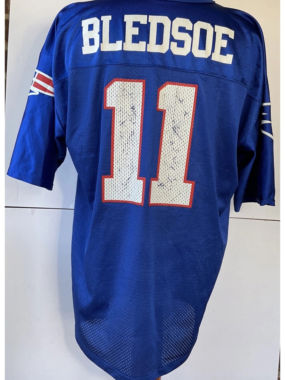 Vintage Logo Athletic NEW ENGLAND PATRIOTS DREW BLEDSOE Jersey Size XL